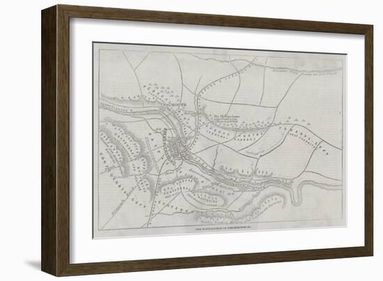 The Battle-Field of Fredericksburg-null-Framed Giclee Print