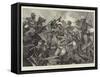 The Battle of Abou Klea, Repulse of the Arab Charge-Richard Caton Woodville II-Framed Stretched Canvas