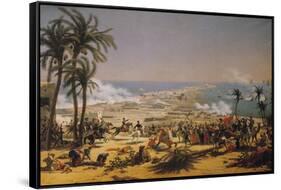 The Battle of Aboukir, 25th July 1799-Louis Lejeune-Framed Stretched Canvas