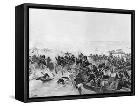 The Battle of Aboukir, Egypt, 1801-Henri-Louis Dupray-Framed Stretched Canvas