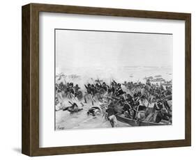 The Battle of Aboukir, Egypt, 1801-Henri-Louis Dupray-Framed Giclee Print