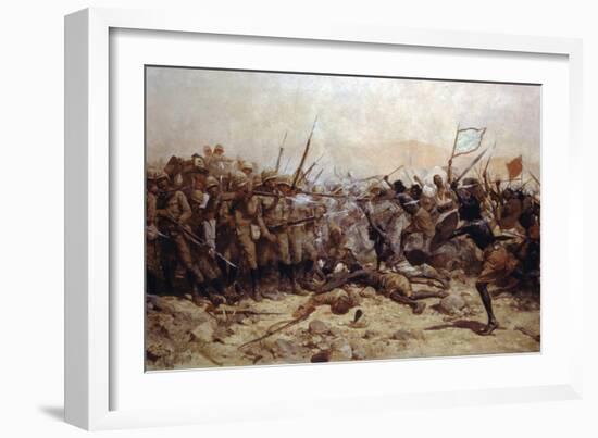 The Battle of Abu Klea, 17th January 1885, 1896-William Barnes Wollen-Framed Giclee Print