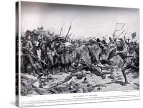 The Battle of Abu Klea, 17th January 1885, Illustration from 'Hutchinsons H-William Barnes Wollen-Stretched Canvas