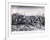 The Battle of Abu Klea, 17th January 1885, Illustration from 'Hutchinsons H-William Barnes Wollen-Framed Giclee Print