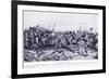 The Battle of Abu-Klea January 16, 1885 Ad, C.1920-William Barnes Wollen-Framed Giclee Print
