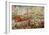 The Battle of Actium, 2nd September 31 BC, 1600-Antonio Vassilacchi-Framed Giclee Print