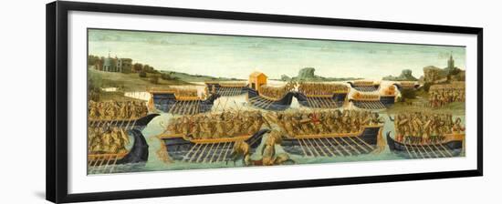 The Battle of Actium, c.1475-1480-Neroccio Di Landi-Framed Giclee Print