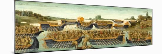 The Battle of Actium, c.1475-1480-Neroccio Di Landi-Mounted Giclee Print