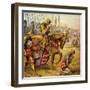 The Battle of Agincourt, 1415-null-Framed Giclee Print