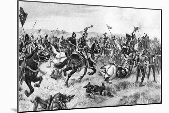 The Battle of Agincourt, 25 October 1415-null-Mounted Giclee Print