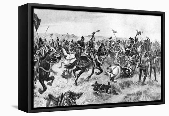 The Battle of Agincourt, 25 October 1415-null-Framed Stretched Canvas