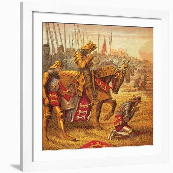 The Battle of Agincourt-English-Framed Giclee Print