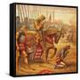 The Battle of Agincourt-English-Framed Stretched Canvas