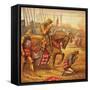 The Battle of Agincourt-English-Framed Stretched Canvas