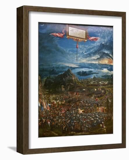 The Battle of Alexander at Issus, 1529-Albrecht Altdorfer-Framed Giclee Print