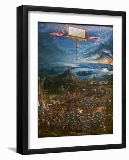 The Battle of Alexander at Issus, 1529-Albrecht Altdorfer-Framed Giclee Print