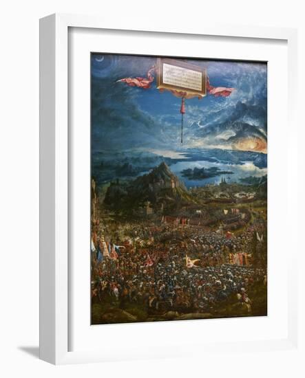 The Battle of Alexander at Issus, 1529-Albrecht Altdorfer-Framed Giclee Print