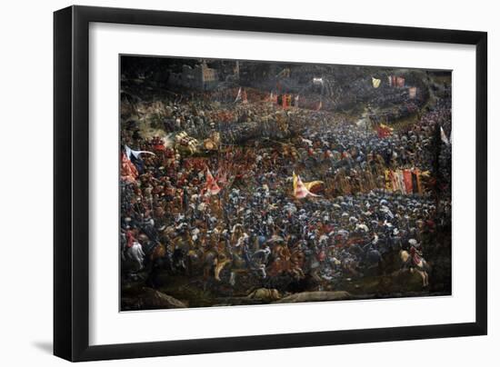 The Battle of Alexander at Issus. Oil Painting by the German Artist Albrecht Altdorfer-Albrecht Altdorfer-Framed Giclee Print