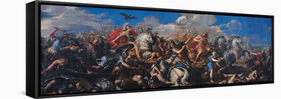 The Battle of Alexander Versus Darius, 1644-1655-Pietro da Cortona-Framed Stretched Canvas