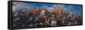 The Battle of Alexander Versus Darius, 1644-1655-Pietro da Cortona-Framed Stretched Canvas