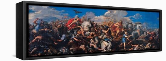 The Battle of Alexander Versus Darius-Pietro Da Cortona-Framed Stretched Canvas