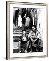 The Battle Of Algiers, Mohamed Ben Kassen, Brahim Haggiag, 1965-null-Framed Photo