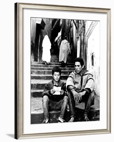 The Battle Of Algiers, Mohamed Ben Kassen, Brahim Haggiag, 1965-null-Framed Photo