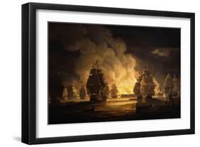 The Battle of Algiers: the Bombardment, 1824-Thomas Luny-Framed Premium Giclee Print