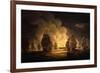 The Battle of Algiers: the Bombardment, 1824-Thomas Luny-Framed Giclee Print