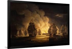 The Battle of Algiers: the Bombardment, 1824-Thomas Luny-Framed Giclee Print