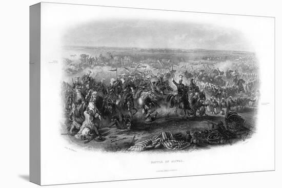The Battle of Aliwal, 19th Century-JJ Crew-Stretched Canvas