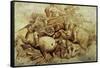 The Battle of Anghiari, 1500-Leonardo da Vinci-Framed Stretched Canvas