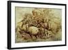 The Battle of Anghiari, 1500-Leonardo da Vinci-Framed Giclee Print