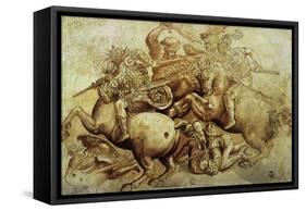 The Battle of Anghiari, 1500-Leonardo da Vinci-Framed Stretched Canvas
