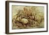 The Battle of Anghiari, 1500-Leonardo da Vinci-Framed Giclee Print