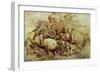 The Battle of Anghiari, 1500-Leonardo da Vinci-Framed Giclee Print