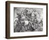 The Battle of Anghiari after Leonardo Da Vinci (1452-1519)-Peter Paul Rubens-Framed Premium Giclee Print