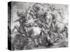 The Battle of Anghiari after Leonardo Da Vinci (1452-1519)-Peter Paul Rubens-Stretched Canvas