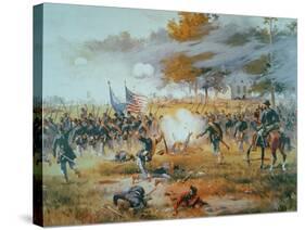 The Battle of Antietam, 1862-Thure De Thulstrup-Stretched Canvas