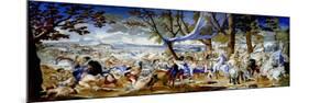The Battle of Arbela, 331 Bc, (17th Centur)-Charles Le Brun-Mounted Giclee Print