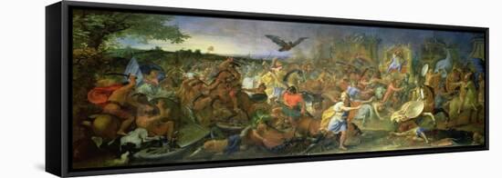 The Battle of Arbela 331 BC, circa 1673-Charles Le Brun-Framed Stretched Canvas