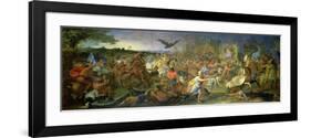 The Battle of Arbela 331 BC, circa 1673-Charles Le Brun-Framed Giclee Print