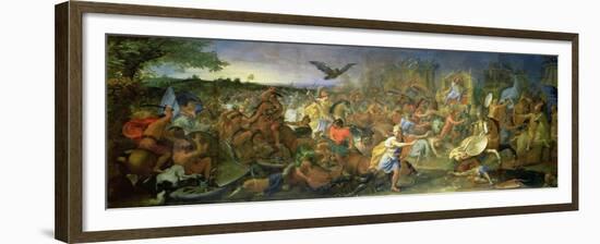 The Battle of Arbela 331 BC, circa 1673-Charles Le Brun-Framed Giclee Print
