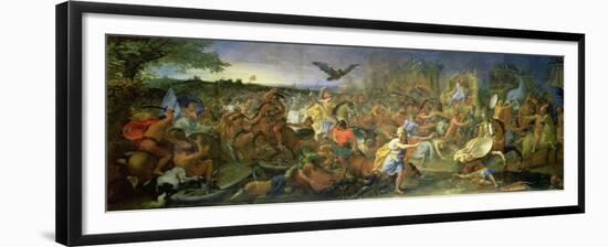 The Battle of Arbela 331 BC, circa 1673-Charles Le Brun-Framed Giclee Print