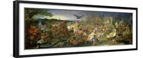 The Battle of Arbela 331 BC, circa 1673-Charles Le Brun-Framed Giclee Print