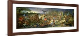 The Battle of Arbela 331 BC, circa 1673-Charles Le Brun-Framed Giclee Print