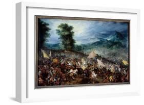 The Battle of Arbels (Or Issos) Alexander the Great (356-323 Bc) and His Army during the Battle of-Jan the Elder Brueghel-Framed Giclee Print