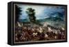 The Battle of Arbels (Or Issos) Alexander the Great (356-323 Bc) and His Army during the Battle of-Jan the Elder Brueghel-Framed Stretched Canvas