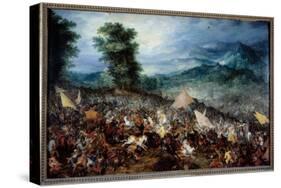 The Battle of Arbels (Or Issos) Alexander the Great (356-323 Bc) and His Army during the Battle of-Jan the Elder Brueghel-Stretched Canvas