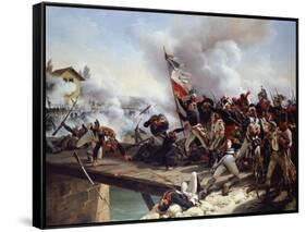 The Battle of Arcole Gate, 1826-Horace Vernet-Framed Stretched Canvas